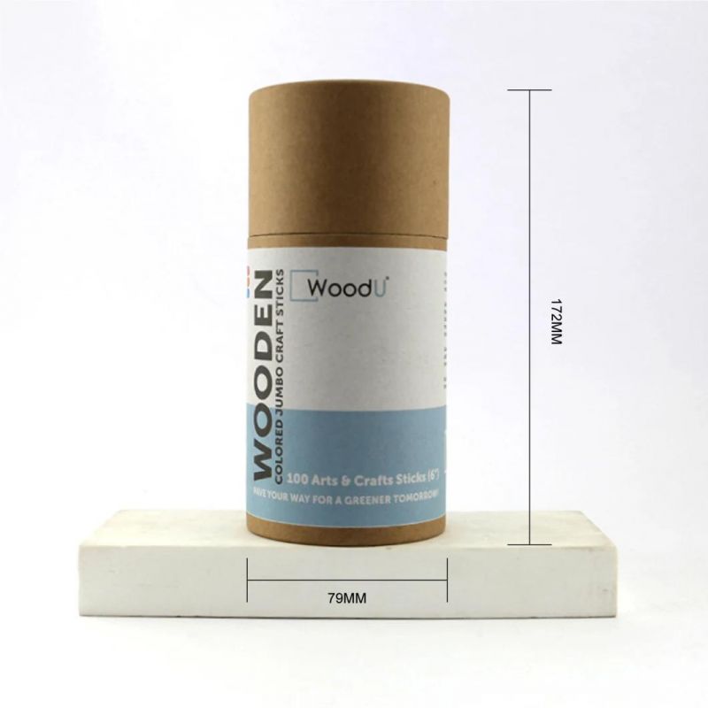 Professional Manufacturer Fsc Cardboard Kraft Paper Printed Gift Tube Box