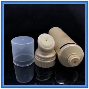 Custom Make PE Cosmetic Plastic Soft Round Tube for Skin Care Lotion with Massage Brush Cap