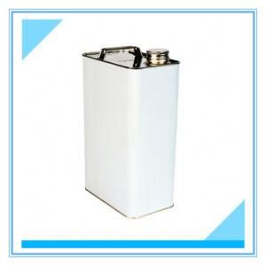 5liters White Tin Can for Lubricant Oil