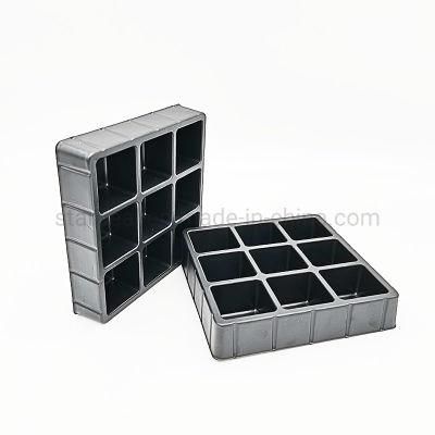 Customized Pet Plastic Square 9 Cavity Chocolate Blister Tray