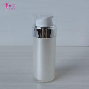 30ml Round Straight Shape Acrylic Airless Pump Bottle for Skin Care Packing