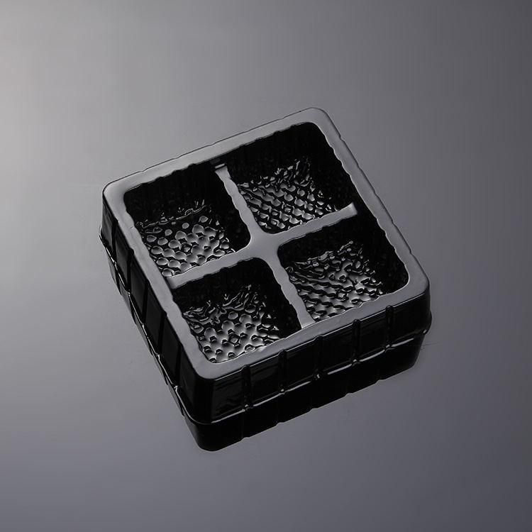 Wholesale 4 compartment plastic packaging box for cookie