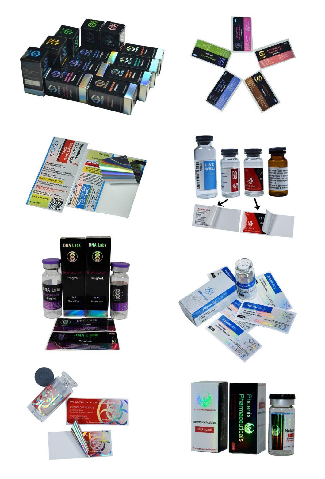 Pharmaceutical Steroids 10ml Vial Paper Packaging Box