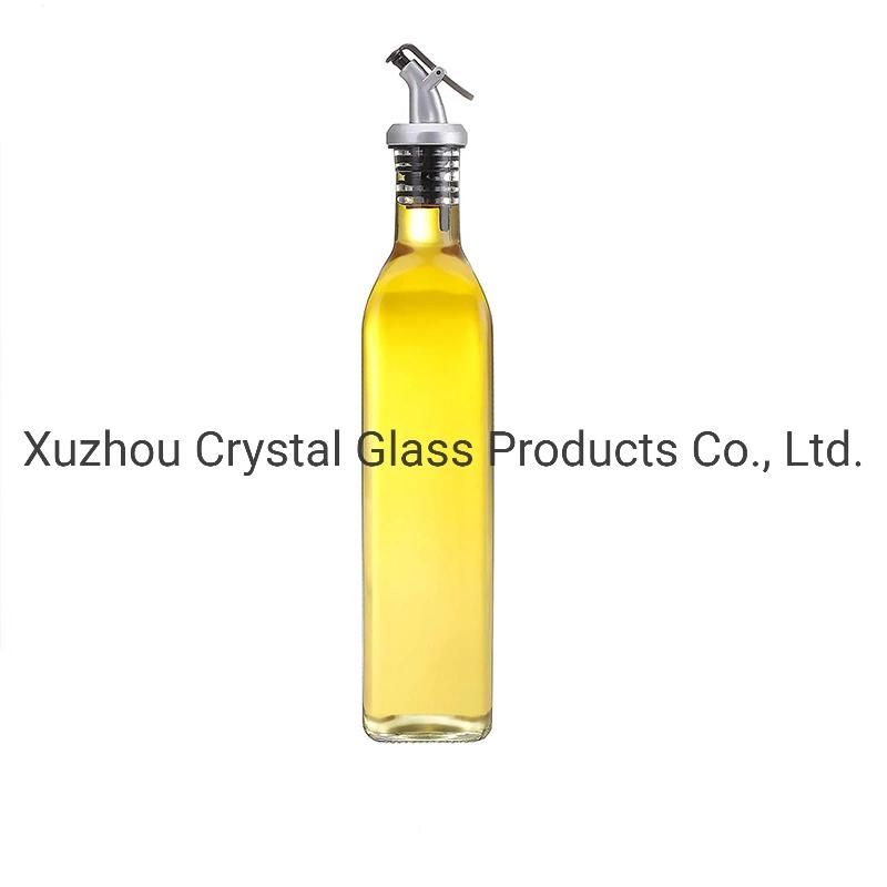 Custom Square Empty Olive Oil Bottle 6 Oz 250ml 500ml