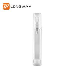 12ml Plastic Cosmetic Lotion Pump Bottle Mini Size Airless Dispenser for Daily Use/Travel Use