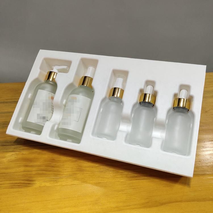 Custom Design Cosmetic Packaging Pulp Molded Insert for Packing