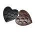 Heart Shape Vacuum Formed Plastic Blister Chocolate Insert Tray