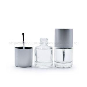 Clear Glass Bottle Nail Polish Bottle with Brush
