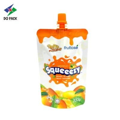 Customized Lamination Plastic Drink Bag Stand up Baby Food Pouch Juicy Fruit Edible Doypack