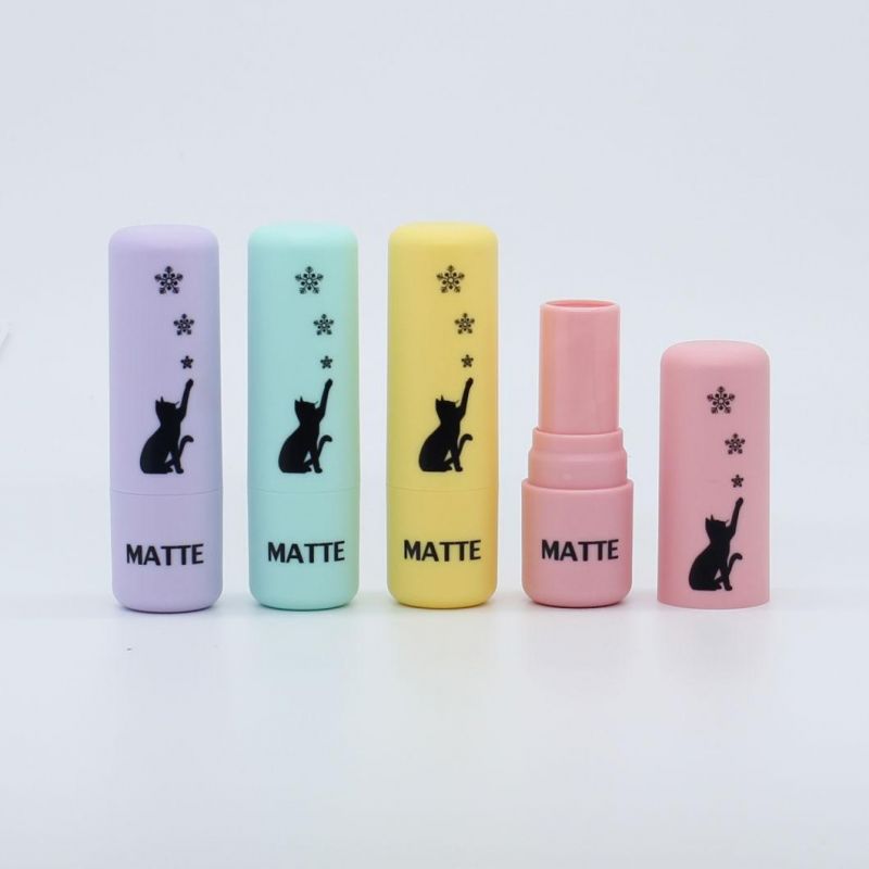 Round Plastic Lipstick Container for Cosmetic Lipstick Packaging