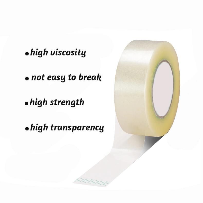 Free Sample Customised Custom Logo Transparent Adhesive Packing BOPP Tape