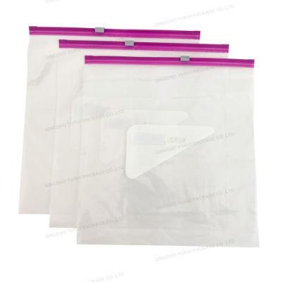 Wholesale Leakproof Food Storage Slider Freezer Zip Lock Bag in Color Box