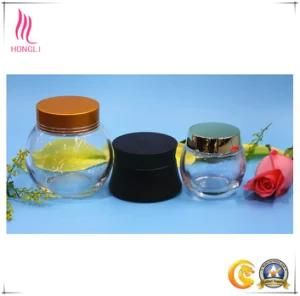 Sale 100g Glass Bottle for Facial Mask with Aluminum Cap