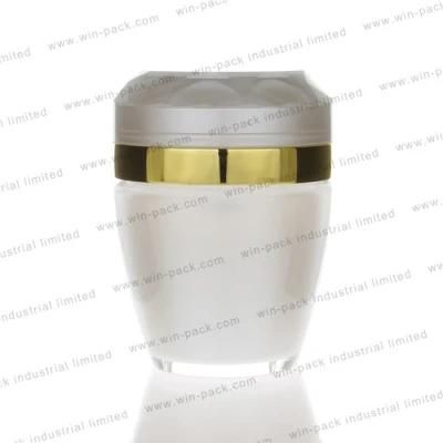 Custom Design 30g 50g Cosmetic Packaging Empty Face Cream Airless Acrylic Jar