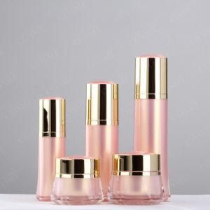 Cosmetic Skin Care Bottle Packaging Set Acrylic Cream Jars