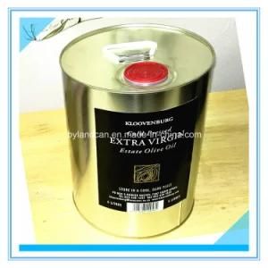 5L Round Metal Tin Can- Olive Oil Packaging