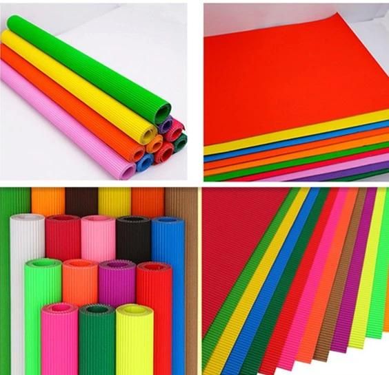 Factory Wholesale High Quality Cheap Color Corrugated Paper Origami Gift Wrapping Paper