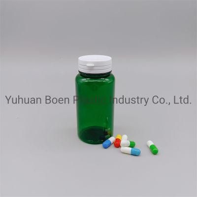 Warehouse Green Plastic Capsule Medecine Pill Bottles