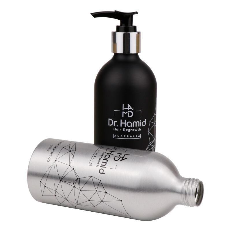 Empty 100ml 150ml 200ml 250ml 500ml Shampoo Cosmetic Pump Aluminum Bottle