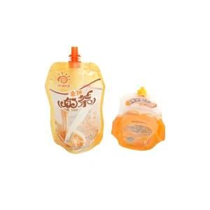 Customized Plastic Container Tap Jar 300ml Bottle Big Package Bags Fruit Juice Drink Spout Pouches Doypack