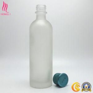 Empty Skin Care Bottle with Blue Cap