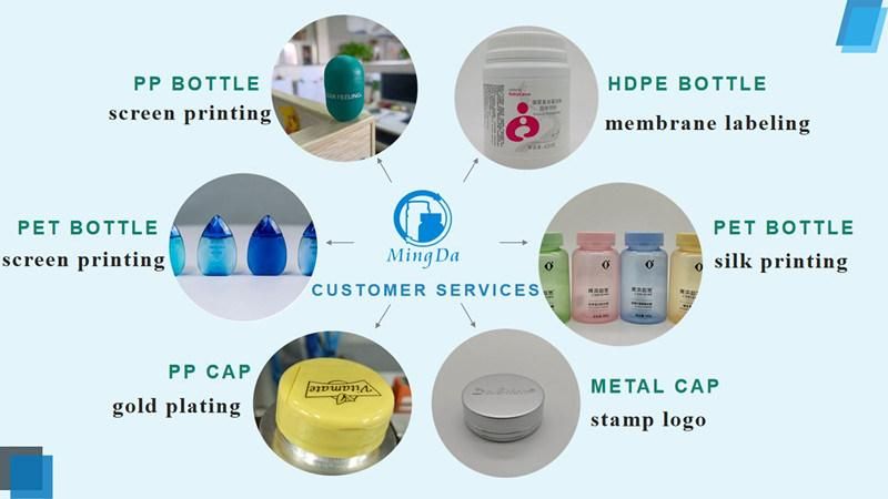 Eco-Friendly Recylable Tamper Evident Multized High Quality Empty Dietary Supplement Plastic Bottle