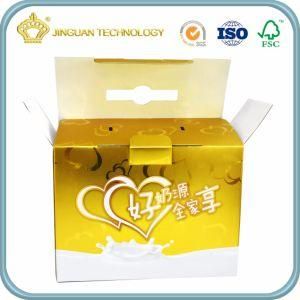 Milk Corrugated Mailing Box with UV Printing (white strong corrugated paper)