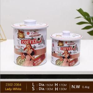 Directly Factory Custom Cheap Price Design Tea Cup Shape Metal Tin Box with Lid