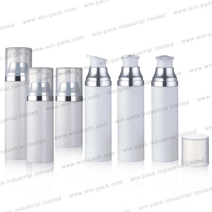 Top Selling 50ml 75ml 100ml White PP Plastic Vacuum Cosmetic Serum Airless Pump Bottles