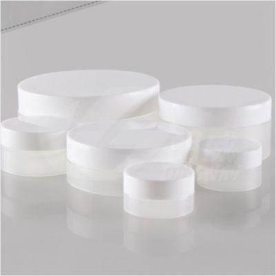 5g 10g 15g 30g 50g 100g 150g 200g 250g Natural White Matte Finish Plastic PP Jar Cream Jar Cosmetic Packaging Jar