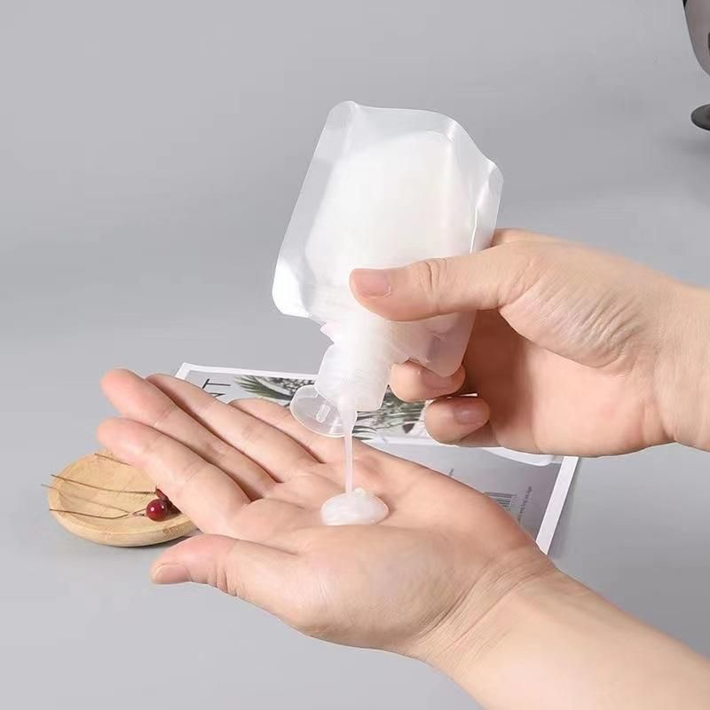 High Quality Aluminum Foil Stand up Pouch with Flip Spout for Hand Sanitizer/Alcohol
