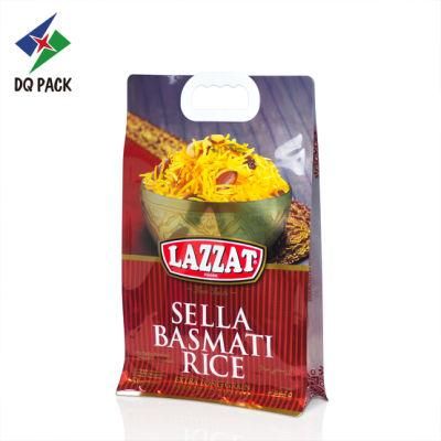 Heat Seal Square Bottom Bag Customzied Rice Pouch with Zipper