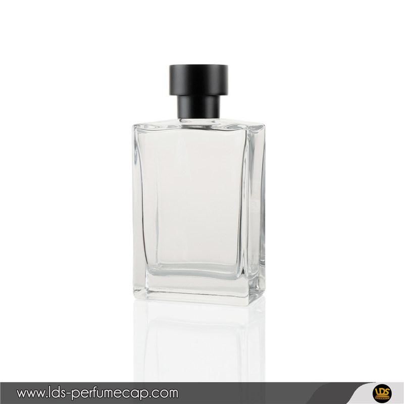 Custom Heavy Matt Black Perfume Bottle Zamac Cap for Luxury Perfume Packaging