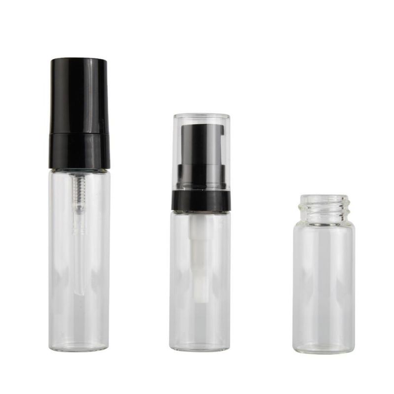 2ml / 5ml / 10ml Atomizer Glass Perfume Bottles for Cosmetic Mini Cosmetic Glass Spray Bottle