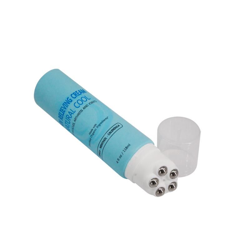 Body Lotion Massage Cream Packaging Tube with Roller Ball Applicator