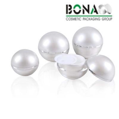 5g 15g 30g 50g 80g 100g High Quality Ball Shape Acrylic Cosmetic Cream Jar for Skin Care