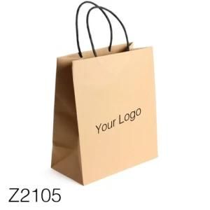 Z2105 Packing Kraftcustomized Size Design Kraft Paper Bag, Printed Kraft Brown Paper Bagprinted Kraft Paper Bag