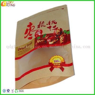 Kraft Paper Plastic Packaging Candy Pouch Food Bag Ziplock Sachet