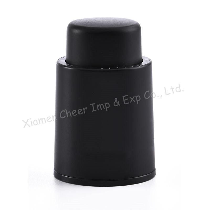 ABS Black Vacuum Preservation Wine Stopper