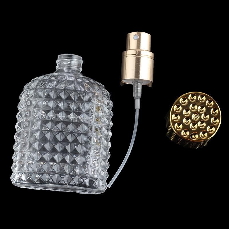 Bottle with Spray Empty with Atomizer Refillable Bottles 30ml 50ml Pineapple Portable Glass Perfume
