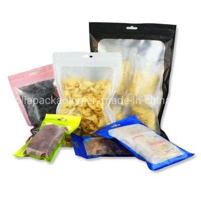 Custom Printed Smell Proof Foil 3 Side Seal Food Nut Snack Package Zipper Ziplock 3.5g Mylar Bags with Clear Window