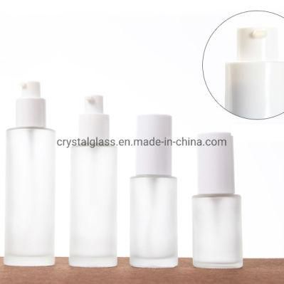 White Color Cosmetic Bottle for Face Care in 20g 30g 50g