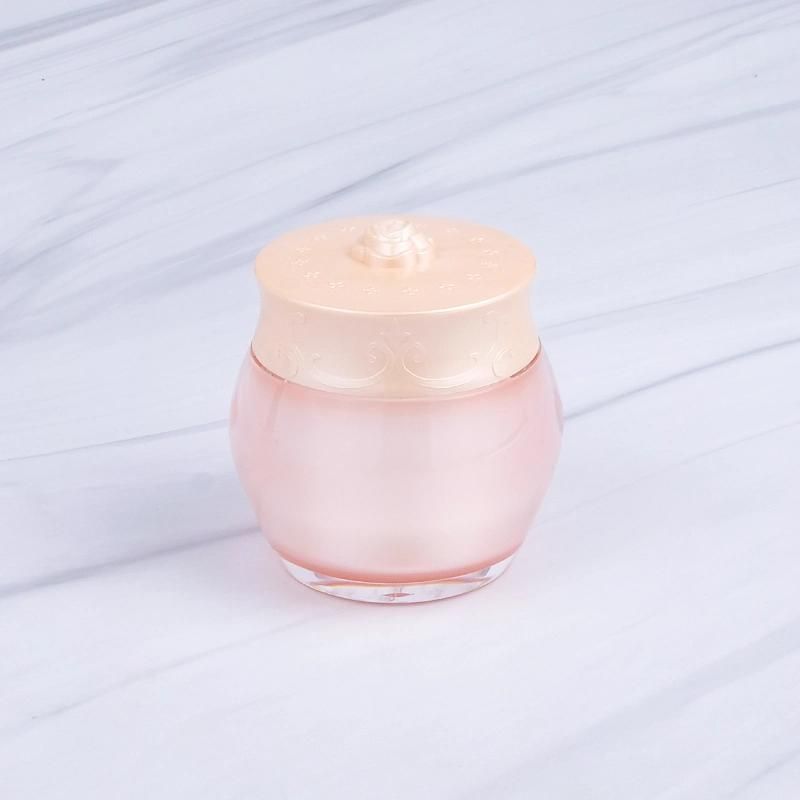 High Quality 20g 35g 55g 30ml 50ml 80ml 100ml Acrylic Face Cream Lotion Bottle Frost Plastic Luxury Cosmetic Jars