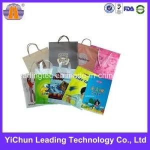 Printing OEM Seal Promotional Plastic Shopping Gift Handle Packaging Bag