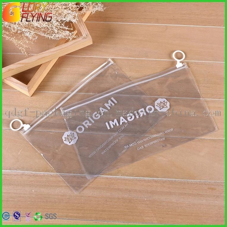 Clear-Waterproof-Zip-Lock-Wet-Bikini-PVC-Slider Zipper Bag