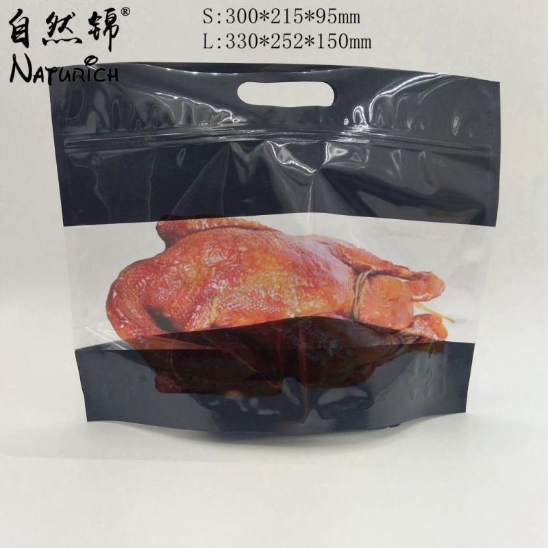 Microwavable Roast Hot Chicken Packaging Zipper Bags Stand up Zipper Bag