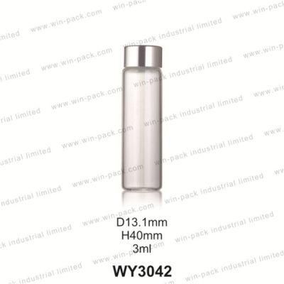 Purple Tube Glass Bottle with Aluminum Cap 1ml 3ml 5ml