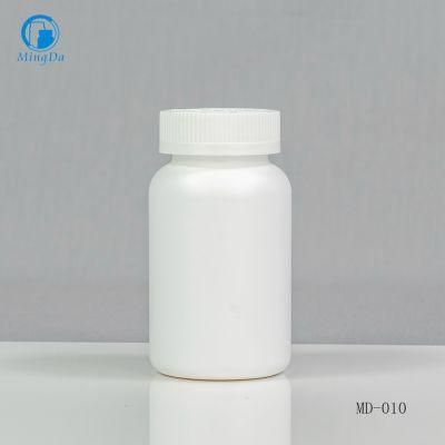 Food Grade HDPE White 350ml Round Bottle MD-884