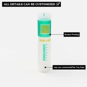 Transparent Cosmetic Packaging Plastic Tube