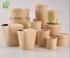 Round Brown Biodegradable Eco-Friendly Take Away Salad Fast Kraft Paper Packaging Bowl